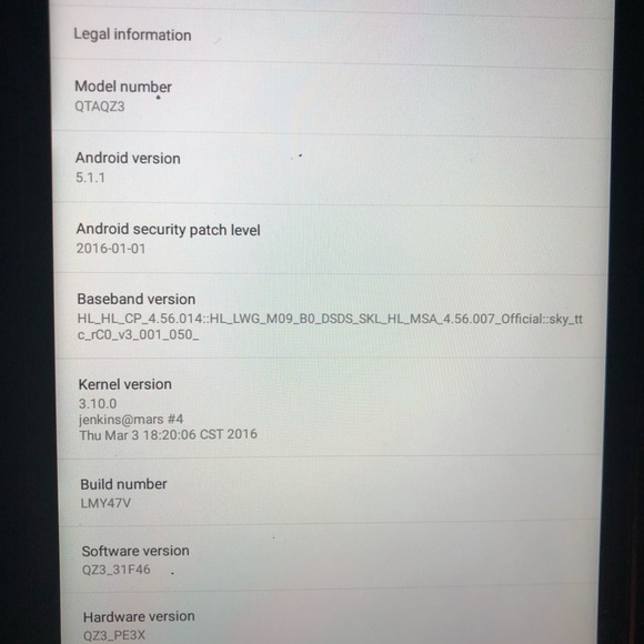 Verizon Ellipsis 8 QTAQZ3 16GB, Wi-Fi + 4G (Verizon) 8 inch Tablet - Picture 6 of 6